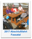 2017 Abschlufahrt Fassatal